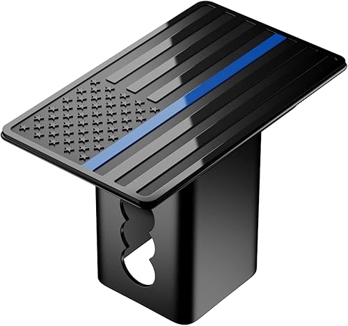 Miniatura 8 de Cubierta de enganche de remolque de metal con bandera estadounidense pesada para receptores de 2 pulgadas, cubiertas de enganche de remolque de 2