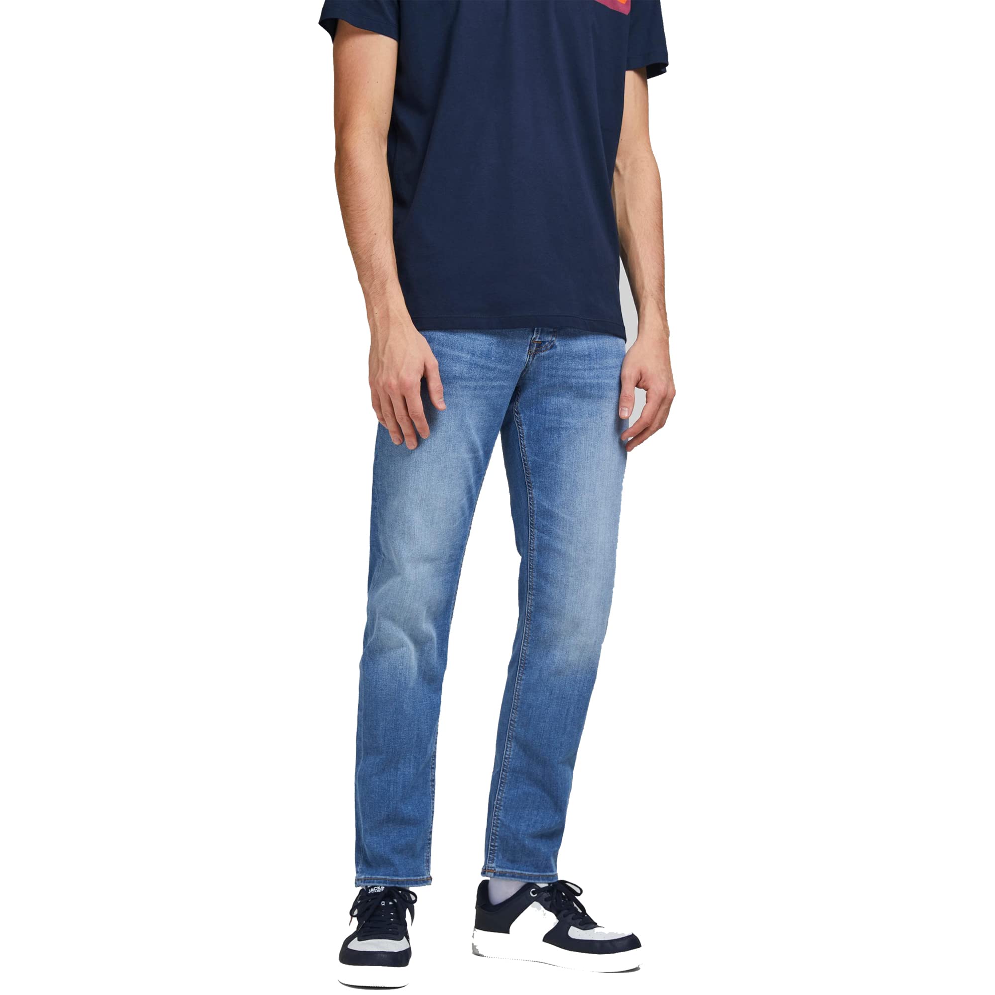 Jack & Jones Men's Bleu Large Jeans Tim Original 814