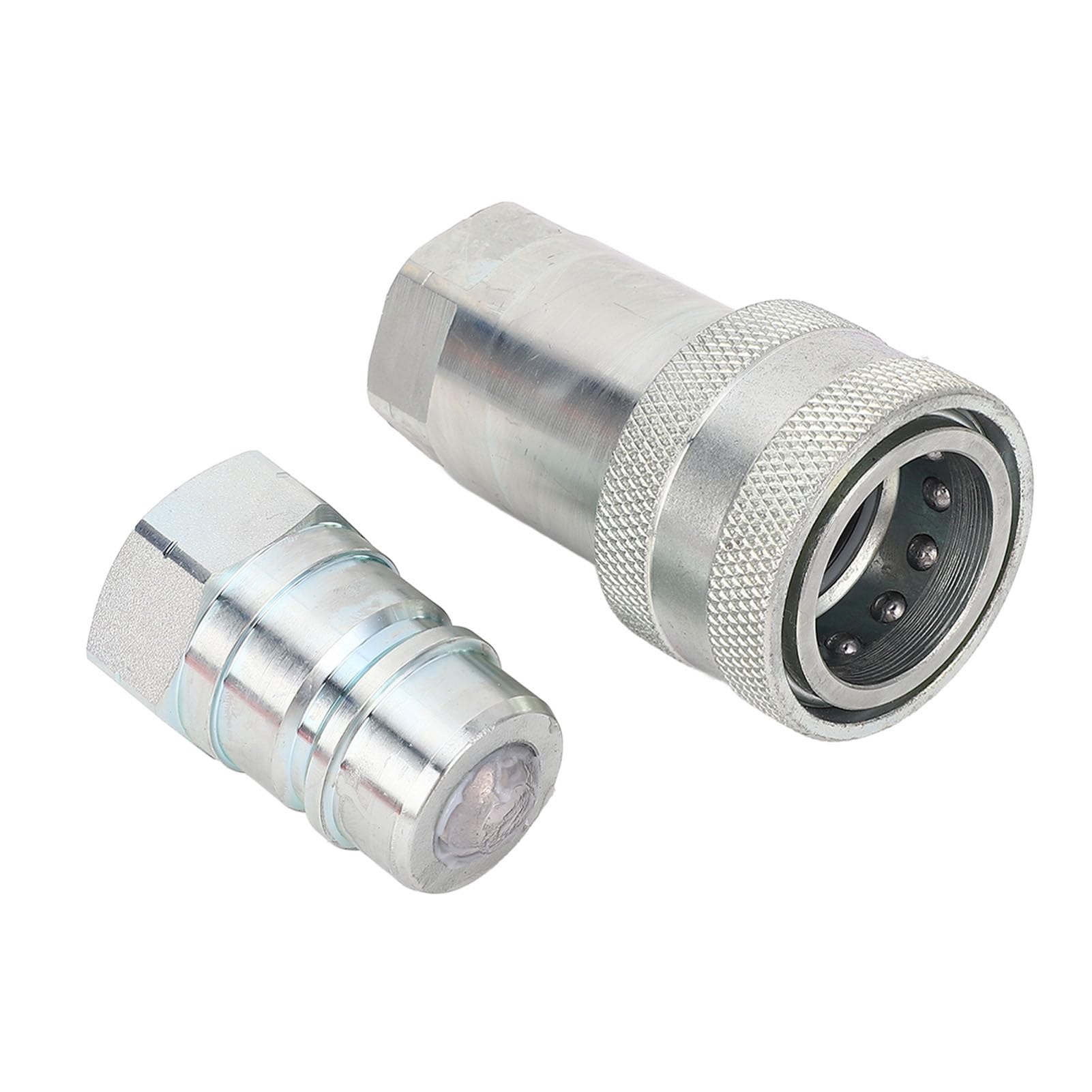 Attacco rapido idraulico NPT 3/4" Set di raccordi idraulici a connessione rapida in acciaio per impieghi gravosi ad alta pressione per attrezzature edili e macchine agricol