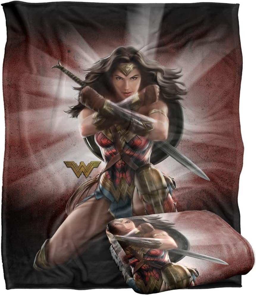Wonder Woman Blanket, 60"x80" Protector of Humanity Silky Touch Super Soft Throw Blanket