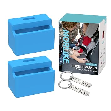 حزام الأمان سيليكون مشبك آمن قفل الأمان BLUE2-2 PCAK