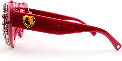 Miniatura 5 de Amor Corazón En Forma De Lectura Gafas De Lectura Mujeres Grandes Diamantes Lectores Gafas De Moda Azul Bloqueo De Luz