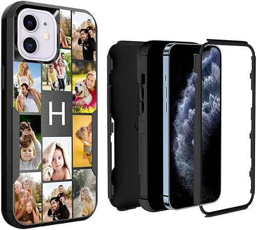 Vista 14 de Funda de teléfono con fotos personalizada para iPhone 11 Pro Max, diseño de collage de imágenes personalizadas, fundas personalizadas para impactos