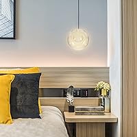 Vista 3 de DOITOOL Cubierta de repuesto de pantalla de vidrio para bombilla G9, lámpara de techo, globo colgante, pantalla decorativa para uso doméstico