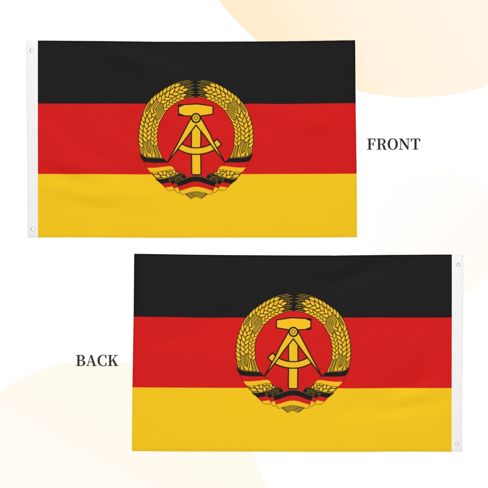 Johnin 3x5 Fts Alemania Banner Alemán Prusia Bandera De Prusia