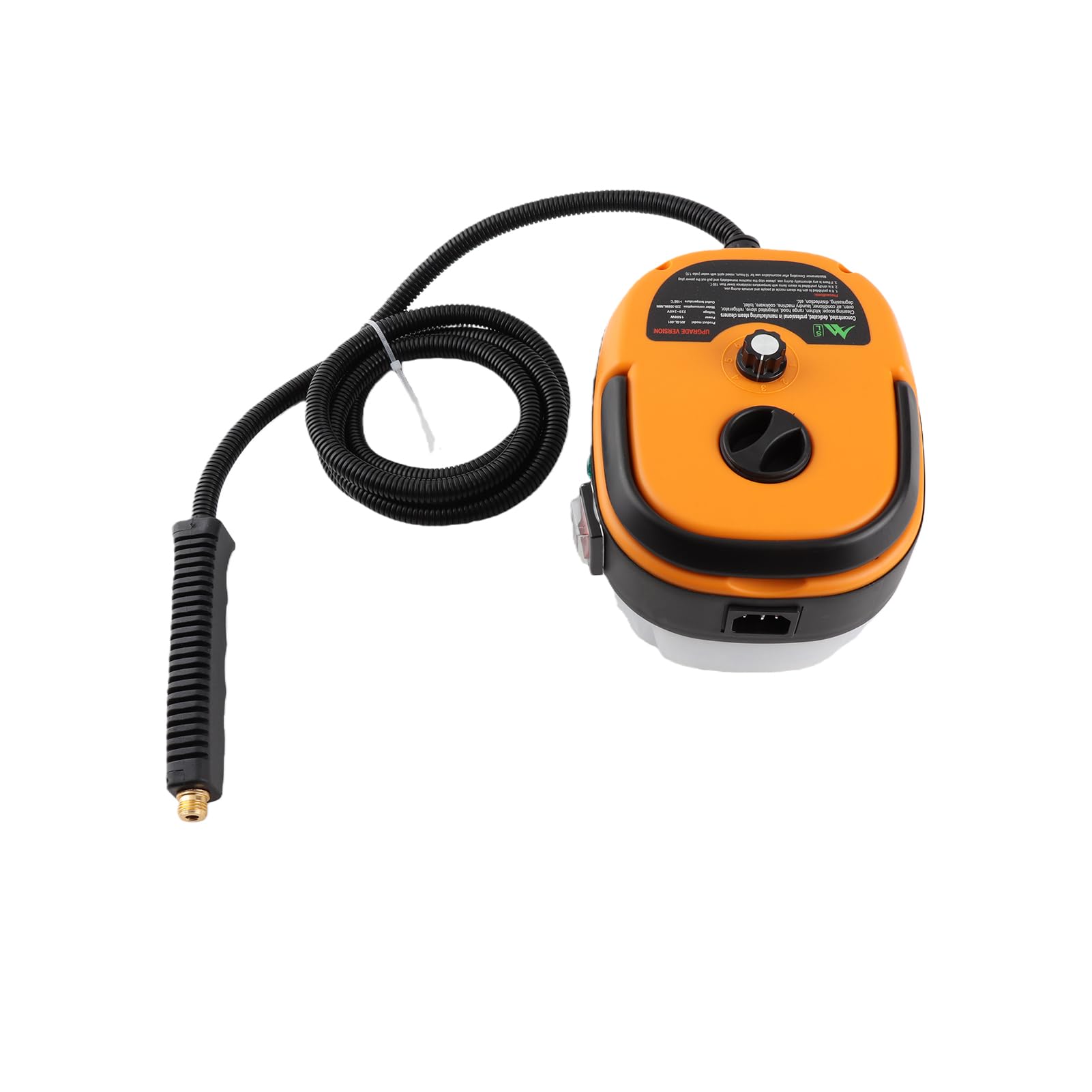 Limpiador de Vapor de Mano portátil de 2500 W, máquina de Limpieza a Vapor presurizada de Alta Temperatura con Cabezales de Cepillo para Muebles de Cocina, baño y Coche