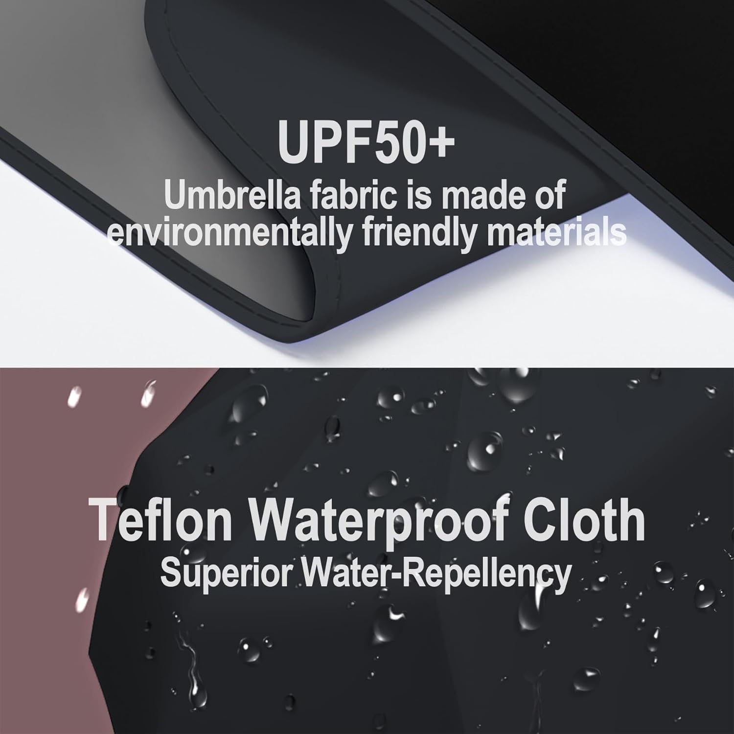 Automatic Mini Travel Windproof Folding Umbrella - UV Protection, Instant Open/Close for Rain/Sun, Small Compact Lightweight Design Fits in Tote Bag/Travel Case/Backpack for Commute, Women & Men - Image 6