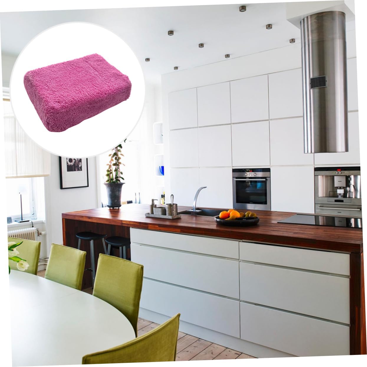 Zerodeko 3pcs Car Cleaning Sponge Block High Density Ultra-Absorbent Washing Mitt for Car Care Scratch Quick Dry Practical Home Supplies Color Random