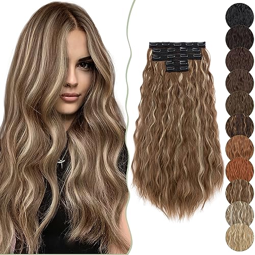 SEGO 60 cm Extension Capelli Clip 5 Fasce Estensioni Clip