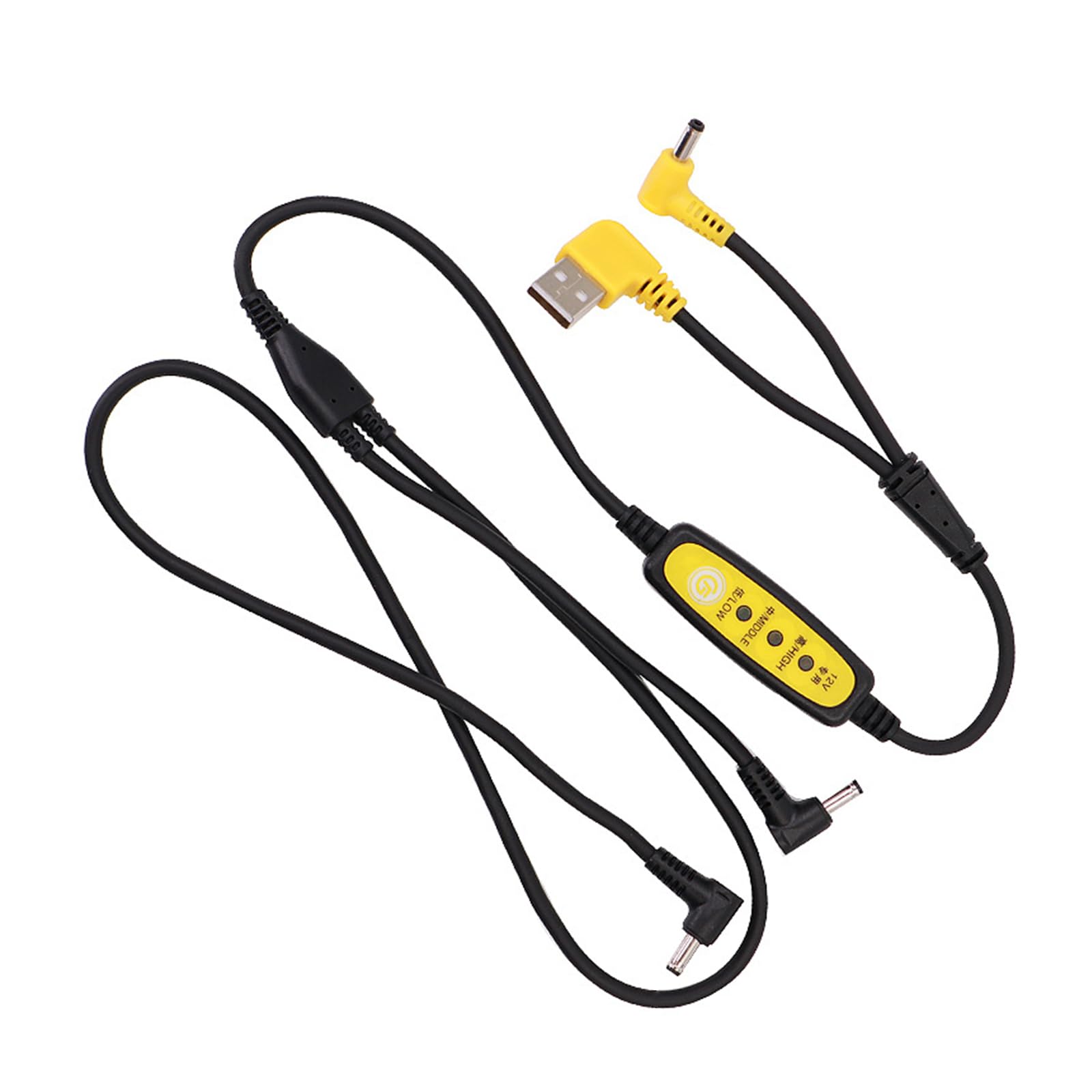 RGYBAO USB Boosters Converters Cable DC5V to 12V USB to DC3.8X1.35Mm Adapters, Voltages Converters Charging Cable