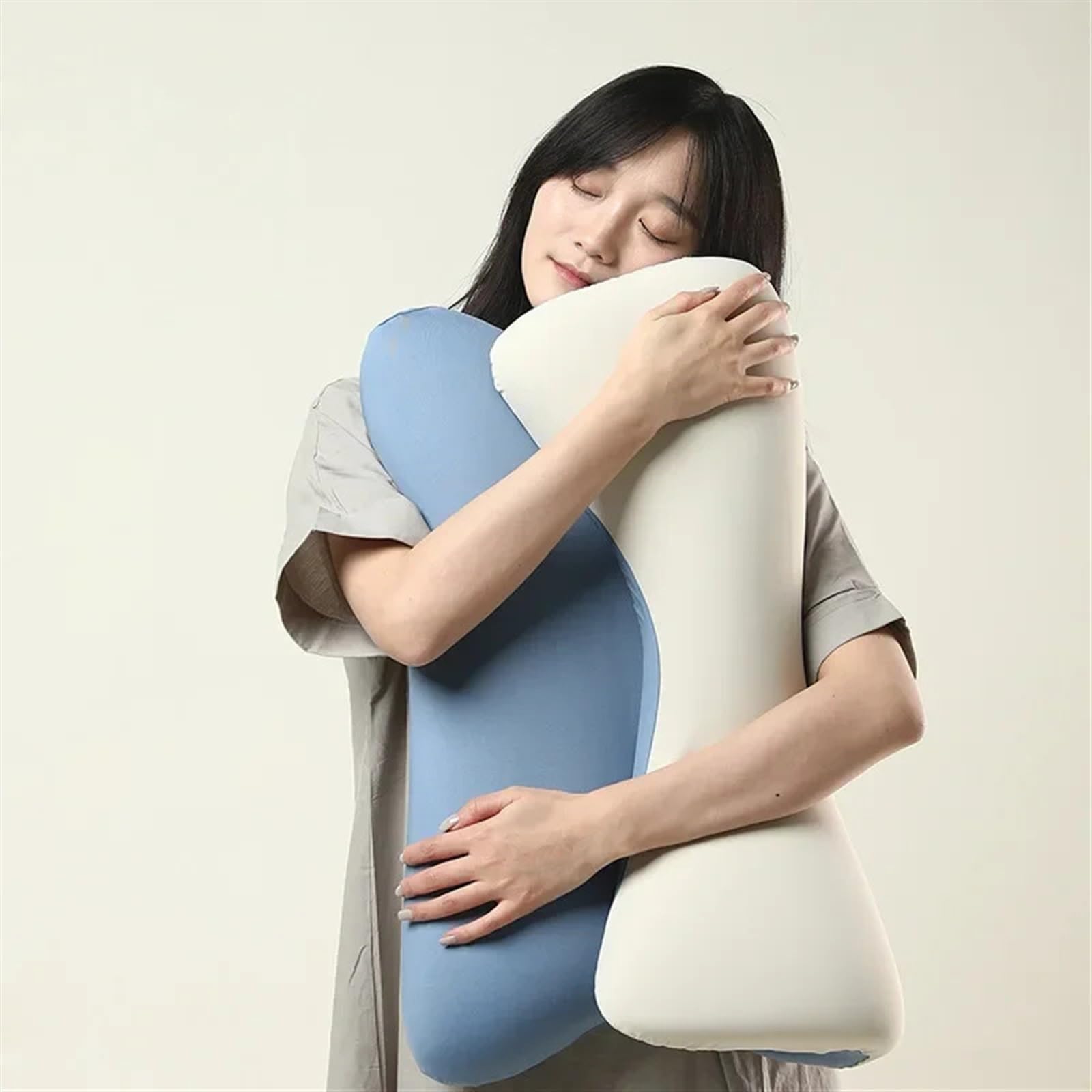 Almohada De Espuma Con Memoria Almohada de espuma viscoelástica cómoda y transpirable for el hogar, almohada for el cuello for dormir bien, almohada de espuma viscoelástica de rebote lento Para La Cam
