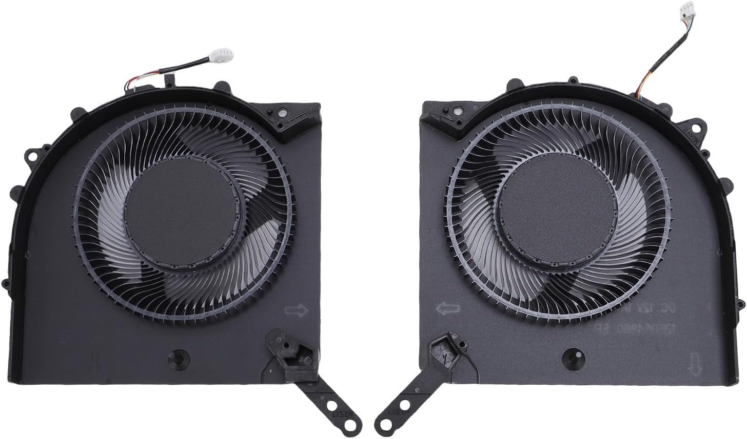 Vikye New Replacement CPU GPU Cooling Fans for Legion Pro 5 16ARH7H 15IAH7H for 3070, Aluminum Alloy Laptop Direct Fan DC5V