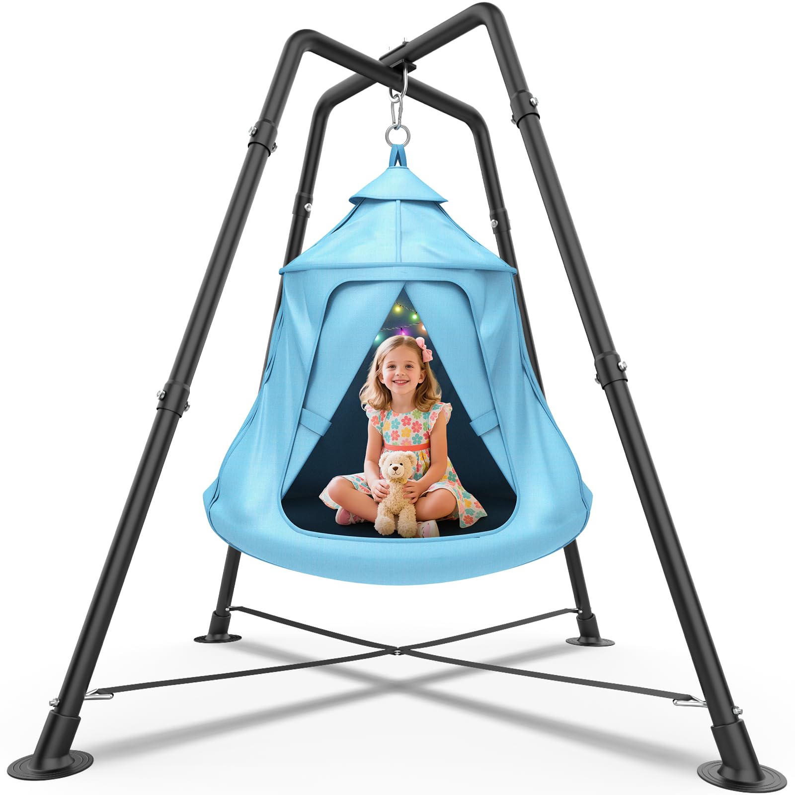 Swing Set with Tent Swing image