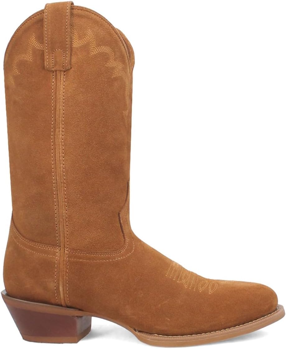 Laredo Mens Larkin Round Toe Pull On Casual Boots Mid Calf - Brown