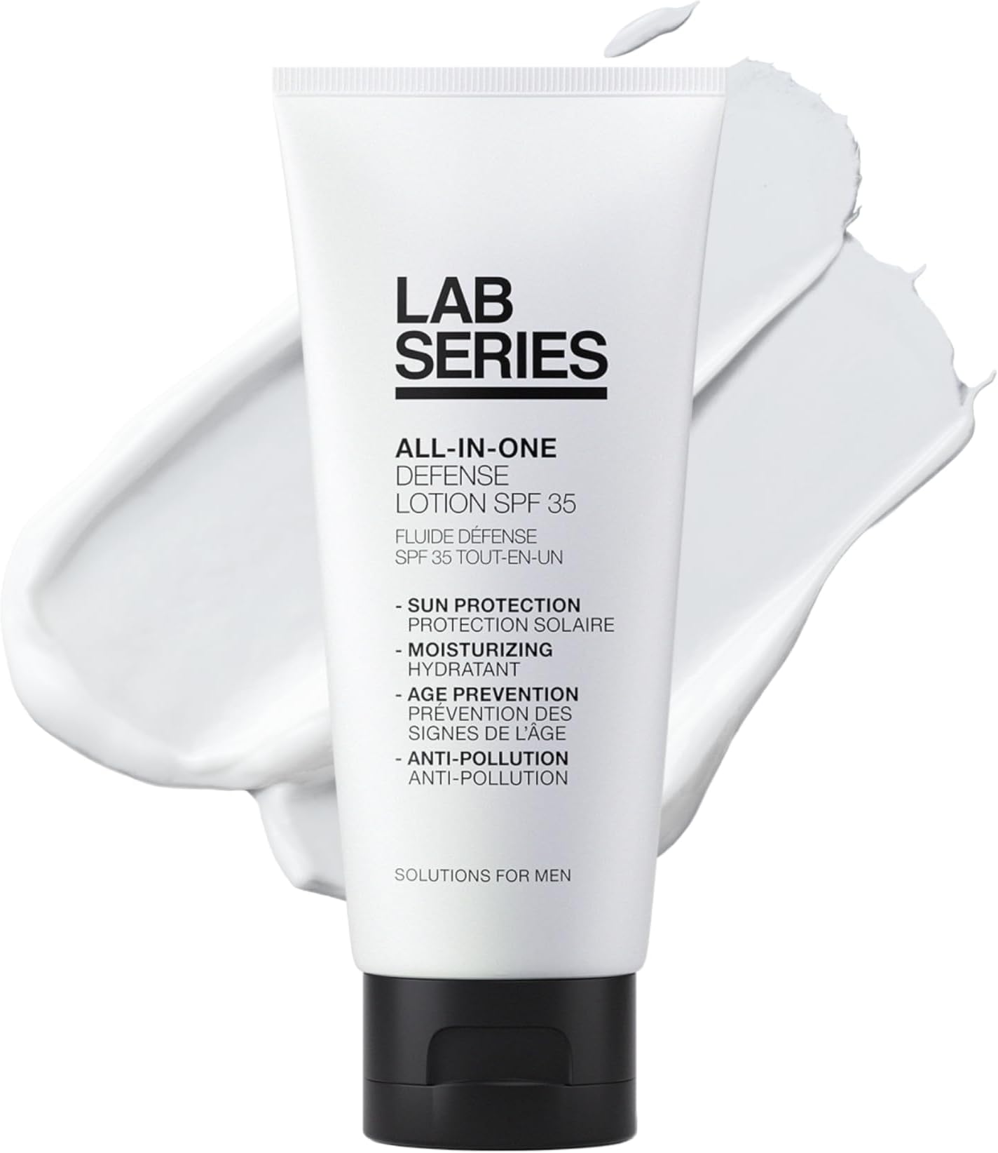Men's All-In-One Defense Face Lotion SPF 35 - Mineral Oil Free Sunscreen - Anti Aging Face Moisturizer with SPF - Skin Care for Men, 3.4 Fl Oz