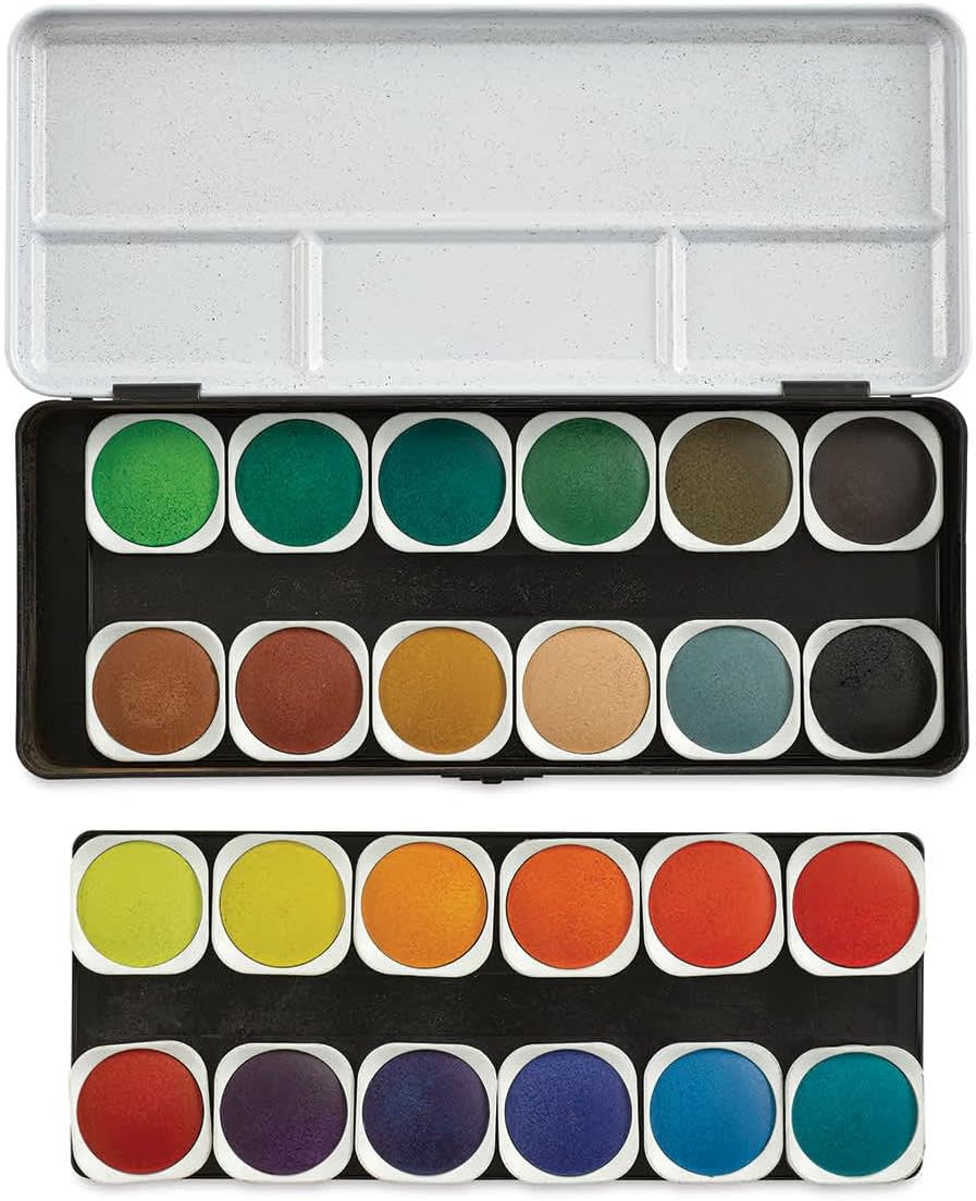 Transparent Watercolor Paint (Set of 24)