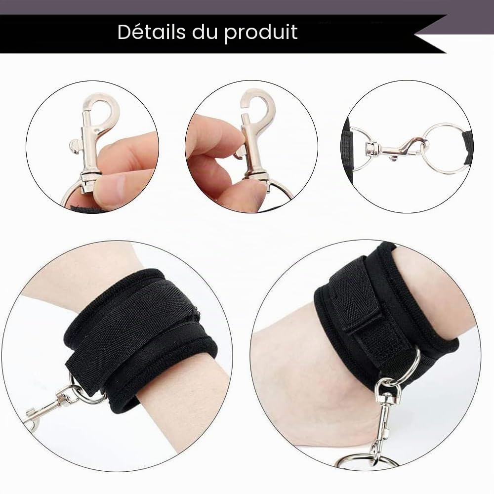 Couples Esclave Corde Paire d'accessoires Sexuels Jouets pour Érotiques Sangle de réglage du mouvement 1