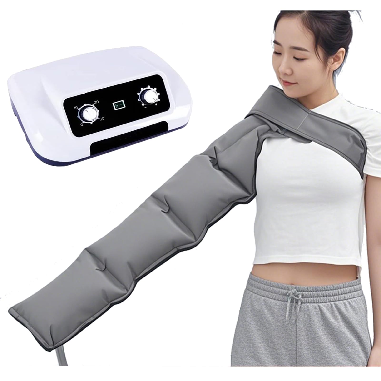 Botas eléctricas de compresión neumática para piernas, drenaje linfático de 4/6 cavidades para cintura, brazo y pierna, instrumento de relajación por ondas de aire, mejora la circulación, alivia