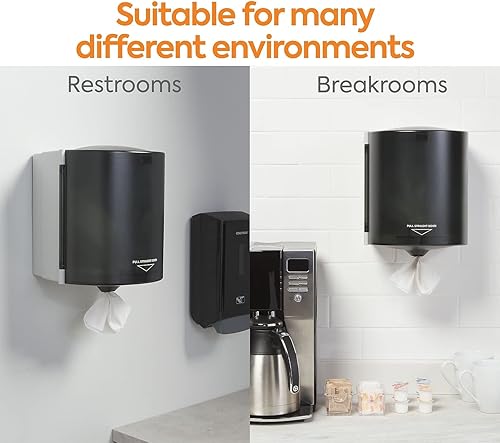 Miniatura 3 de Staples COASTWIDE - Toallas de papel de 2 capas, tirador central, dispensación de 1 hoja, recicladas, 660 hojas por rollo, paquete de 6, color blanco