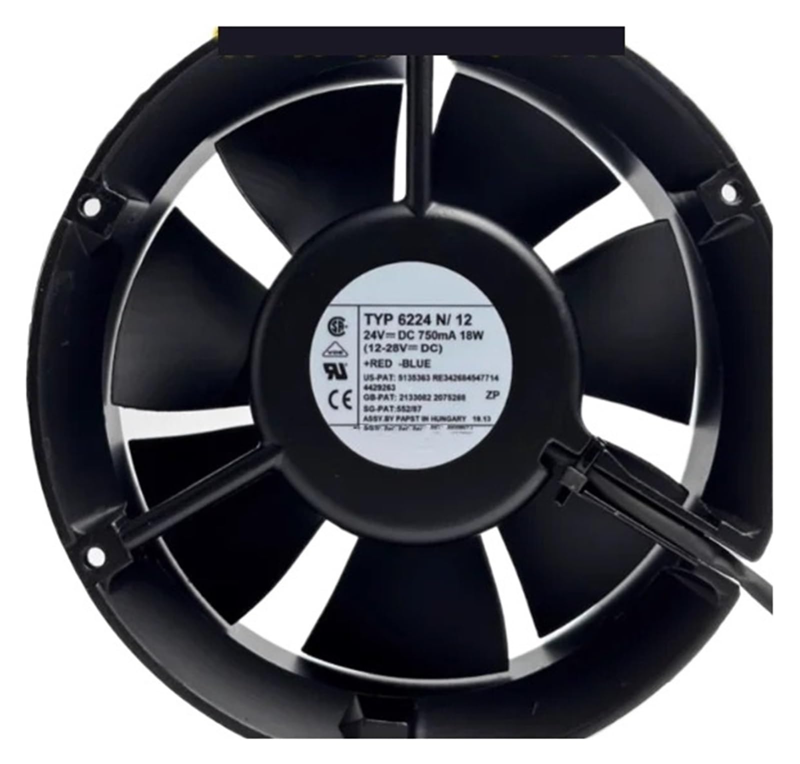 LKPEHTAGN Fan 6224N/9 6224N/12 6224N/17HAU 6224N/17HT DC24V(6224N 9)