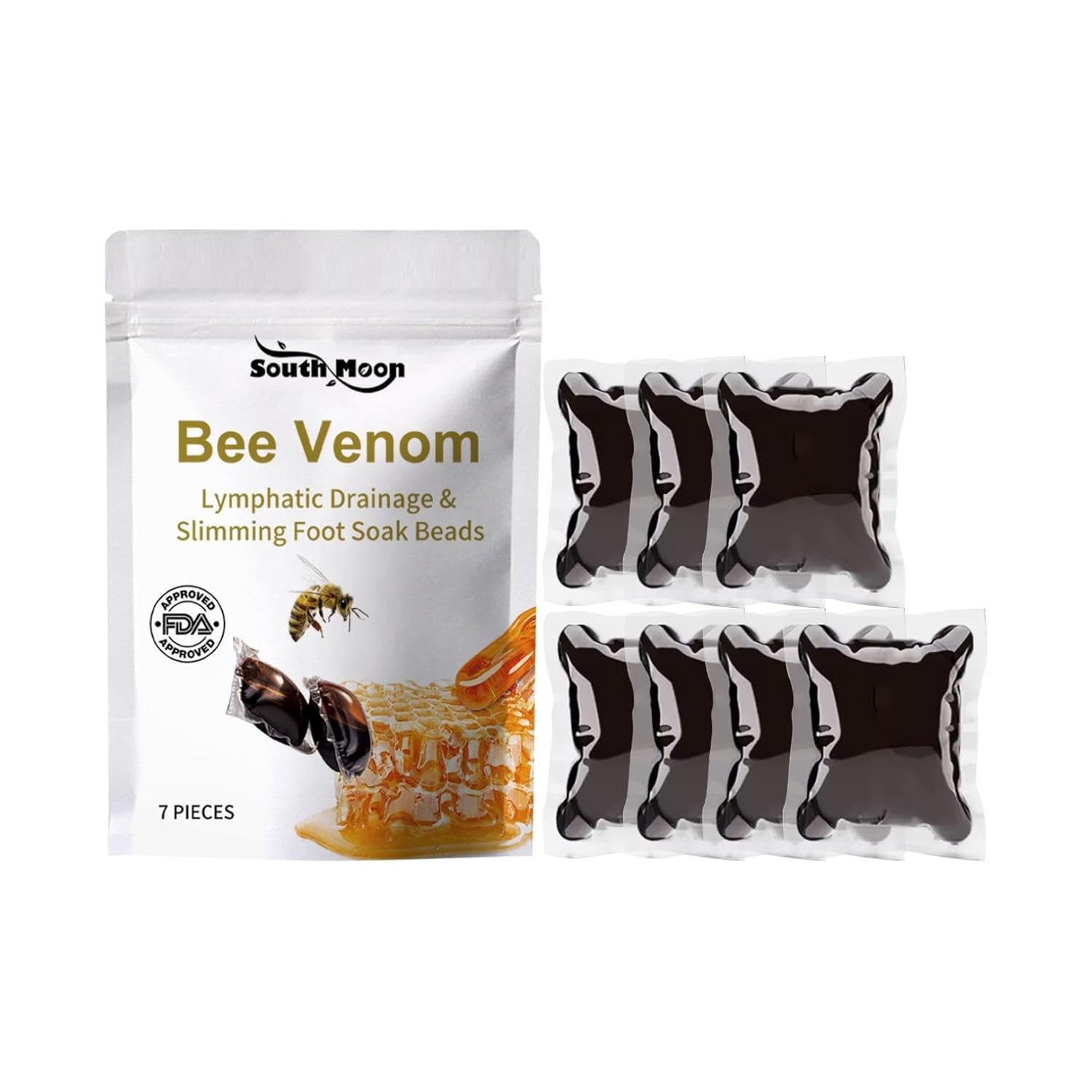 Foot Bath, Bee Venom Lymphatic Drainage & Slimming Foot Soak Beads 2024 Best Bee