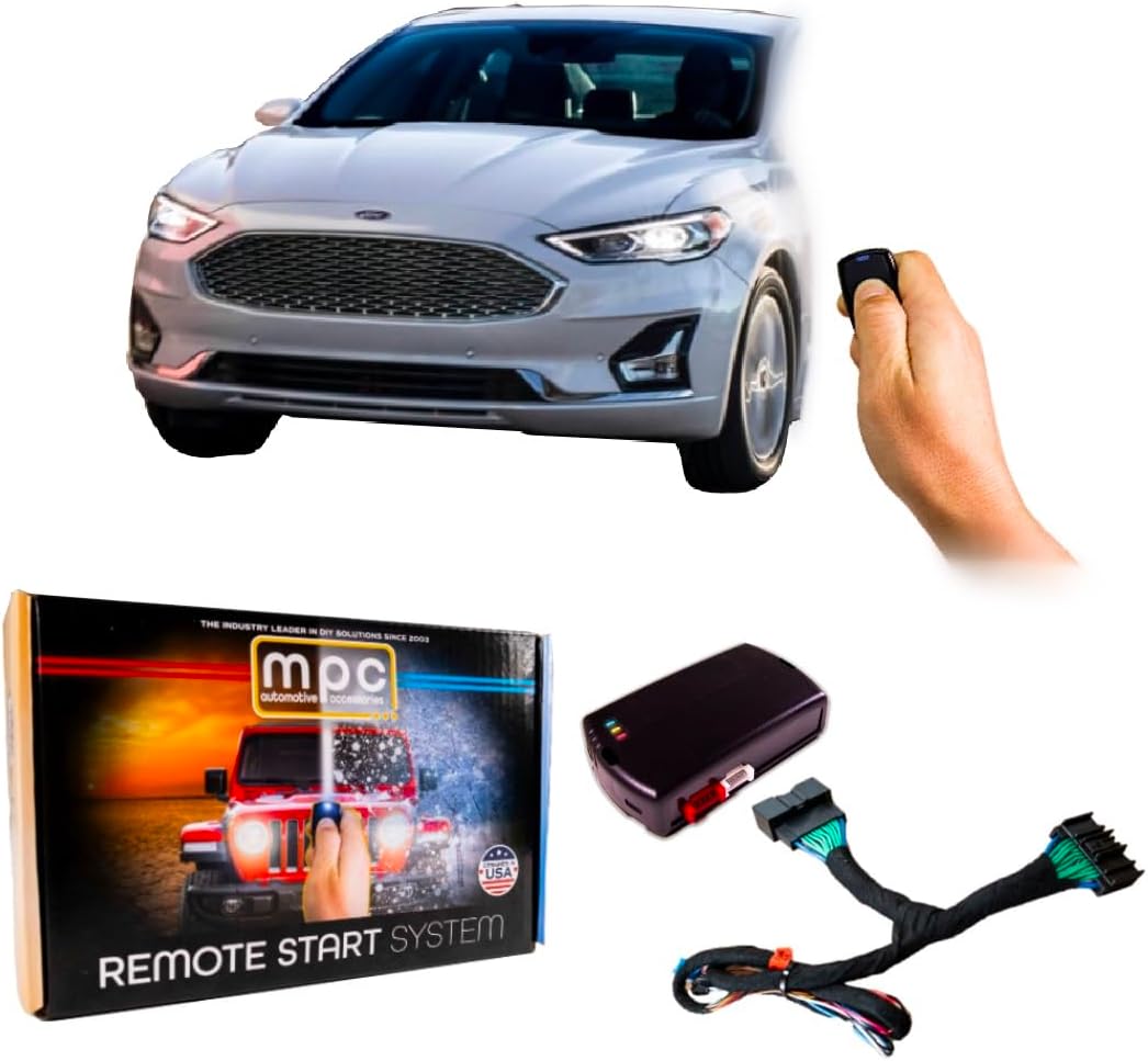 MPC Remote Start Kit for 2014-2021 Ford Fusion || Plug N Play || Pre Flashed || Push to Start Vehicles|| USA Tech Support