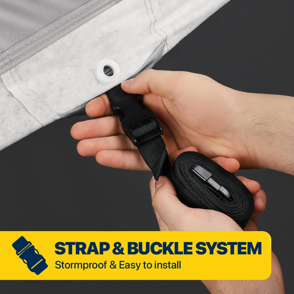 Seal Skin Covers Waterproof Car Cover for Sedan All Weather UV Protection Windproof Straps Dustproof Soft Cotton Lining — view 5