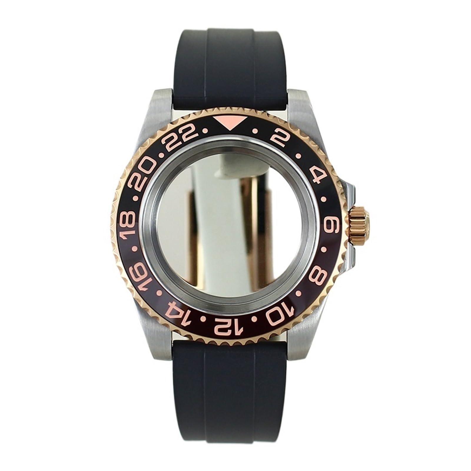 1 szt. 40 mm koperta zegarka GMT ceramiczna wkładka do NH35 NH36 NH38 NH34 Miyota 8215 ETA 2824 szafirowa bransoleta tarczy 28,5