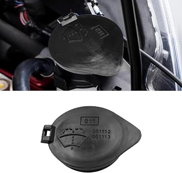 Windshield Wiper Washer Reservoir Fluid Tank Cap, Car Windscreen Washer Wiper Fluid Reservoir Water Tank Lid Bottle Cap Cover Replacement for Toyota, Venza, RAV4, Highlander, Lexus Black