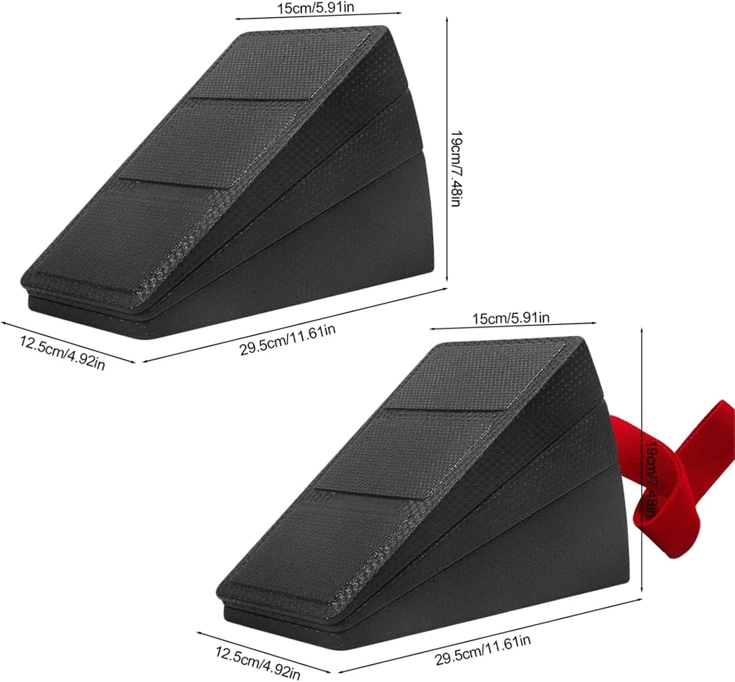 Yoga Wedge Block 3Pcs Squat Wedge Block Calf Raise Multi-Functional Foot And Stretching Incline Adjustable For Yoga Workout