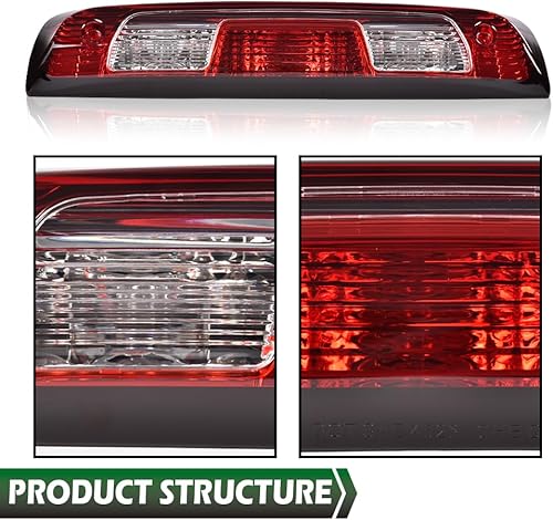 Vista 77 de GRAND ORANGE Tercera luz de freno LED compatible con Ford F150 2004-2008 /Compatible con Ford Explorer Sport Trac 2007-2010/Compatible con Ford Lobo