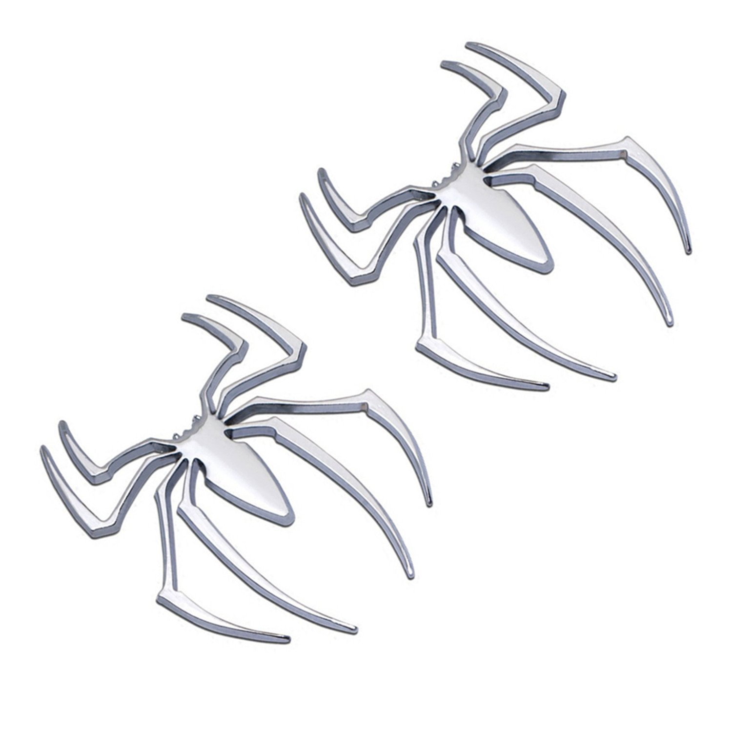 Autocollants 3D En Métal De Qualité Pour Voiture, Emblème Araignée