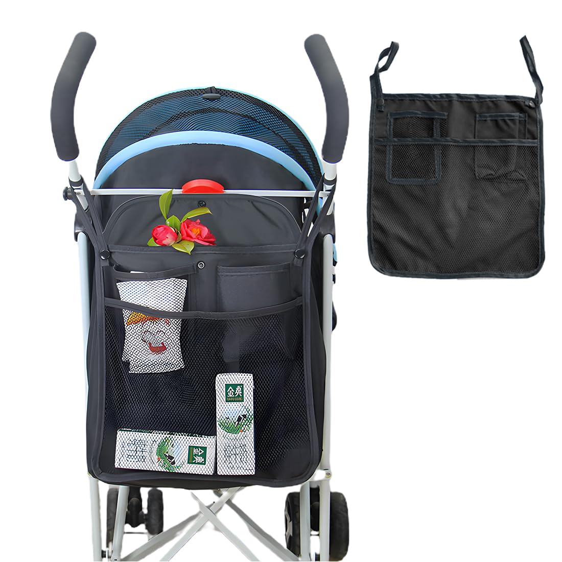 Kinderwagen Organizer - Praktische Tasche Mit Multifunktionsfächern