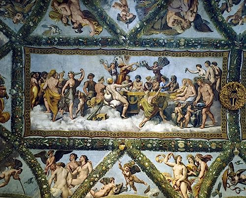 Toile Le Mariage de Cupidon et Psyché Giulio Romano 60x90cm