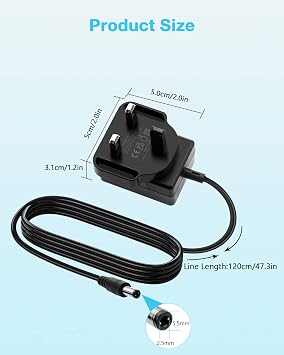 Aclorol 5V 1A DC Power Supply Adapter AC 100-240V to DC 5 V 1A 5W Universal Power Adapter Converter Transformer for Router Audio/Video Security Cameras 5V LED Strip with 8 Connector DC Plug UL Listed