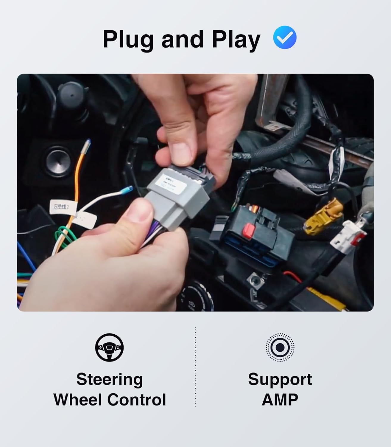 Car Stereo Dash Kit Replacement for Toyota Tacoma Radio Upgrade 2005-2015,QLED Touch Screen Head Unit w/Wired Wireless CarPlay Andriod Auto GPS Navigation 5GWiFi FM/AM (12.5" 6+128G)