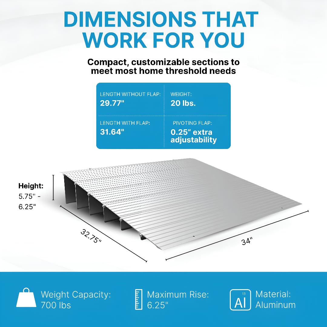Snapklik.com : EZ-ACCESS - Threshold Ramps For Doorways - Portable ...