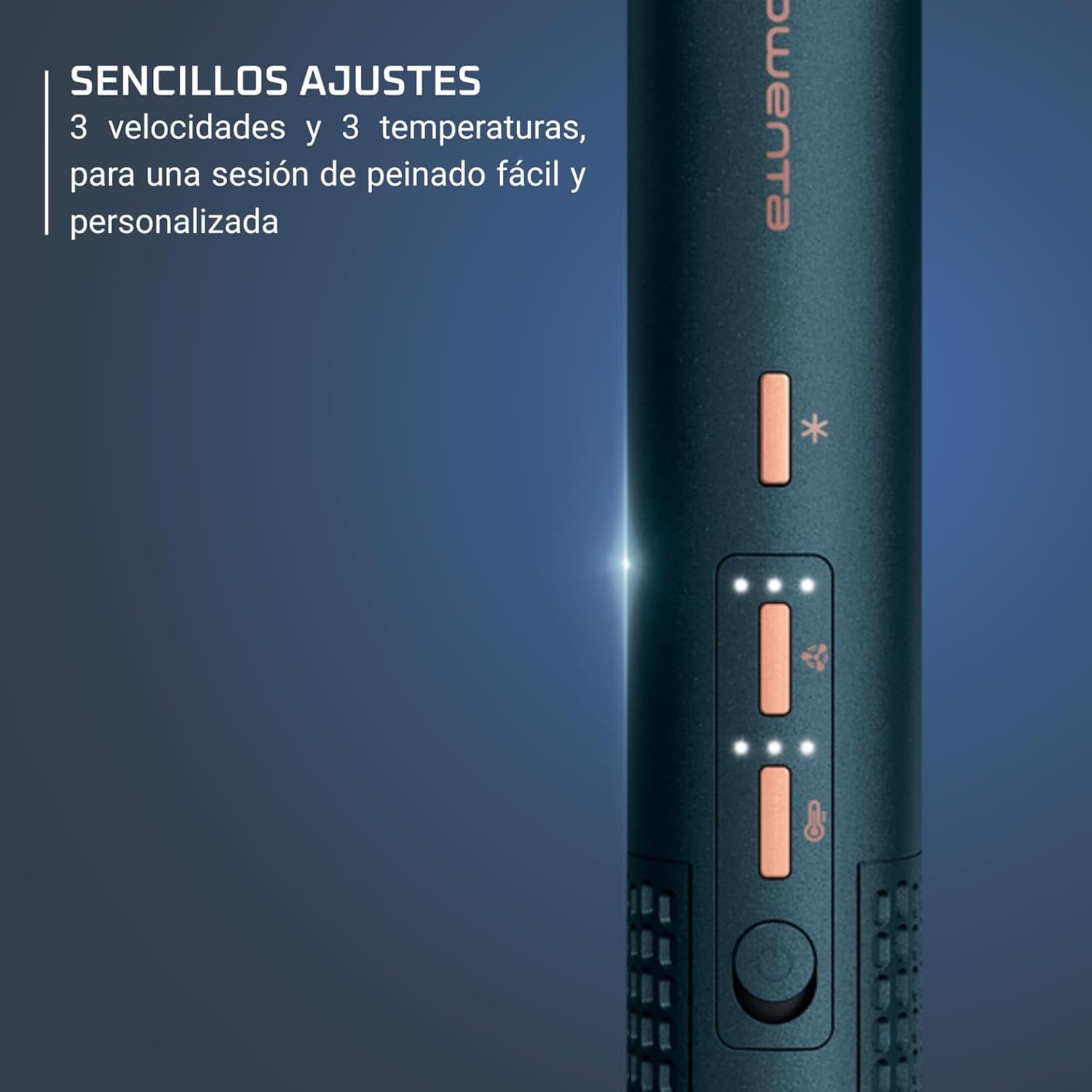 Rowenta Air Brush 3D 3 en 1 Secador Cepillo Caliente UB9720E0