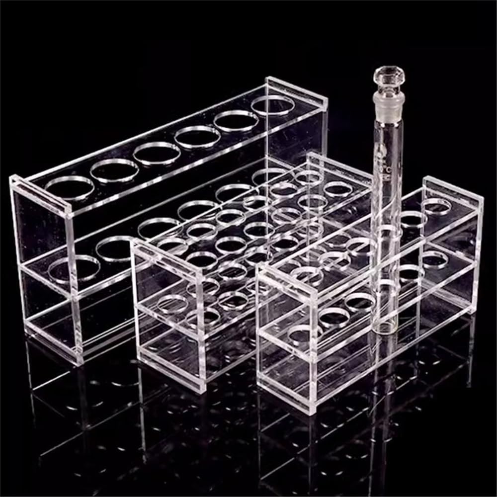 Laborausstattung und -bedarf 10 ml 25 50 100 Rohr Rack 6 Löcher 12 Labor Einzel/doppel Reihe