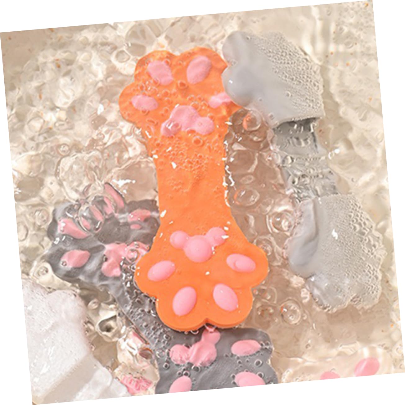 Amosfun 10pièces Clips Alimentaires Silicone Forme De Patte De Chat Pince De Scellage Réutilisable pour De Snacks Et Aliments pour Conserver Fraîcheurs