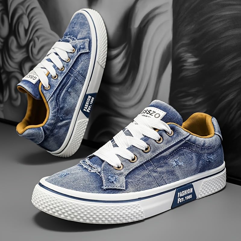 Men's Skate Shoes Trendy Canvas Casual Sports Shoes for Daily3