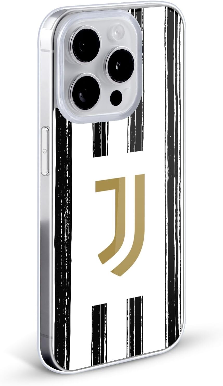 Head Case Designs Officially Licensed Juventus Football Club Home 2020/21 Match Kit Gel Case [Military Grade Protection] Compatible with Apple iPhone 17 Air