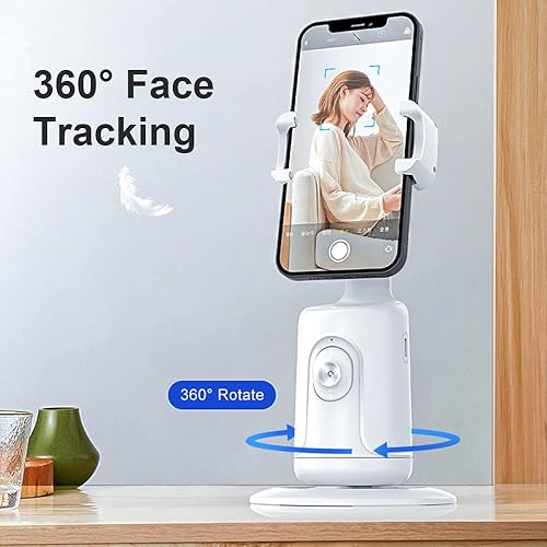 Miniatura 2 de Andoer Smart 360 grados Auto Face Tracking Gimbal Desktop Selfie Stabilizer Robot Camaraman con lente ajustable Base estable Soporte de teléfono