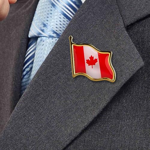 Image of Country Flag Brooch Metal Alloy Souvenir Pin Shirt Hat Backpack Jewelry Accessories Decoration Party Christmas Gift Badge International Travel Pin