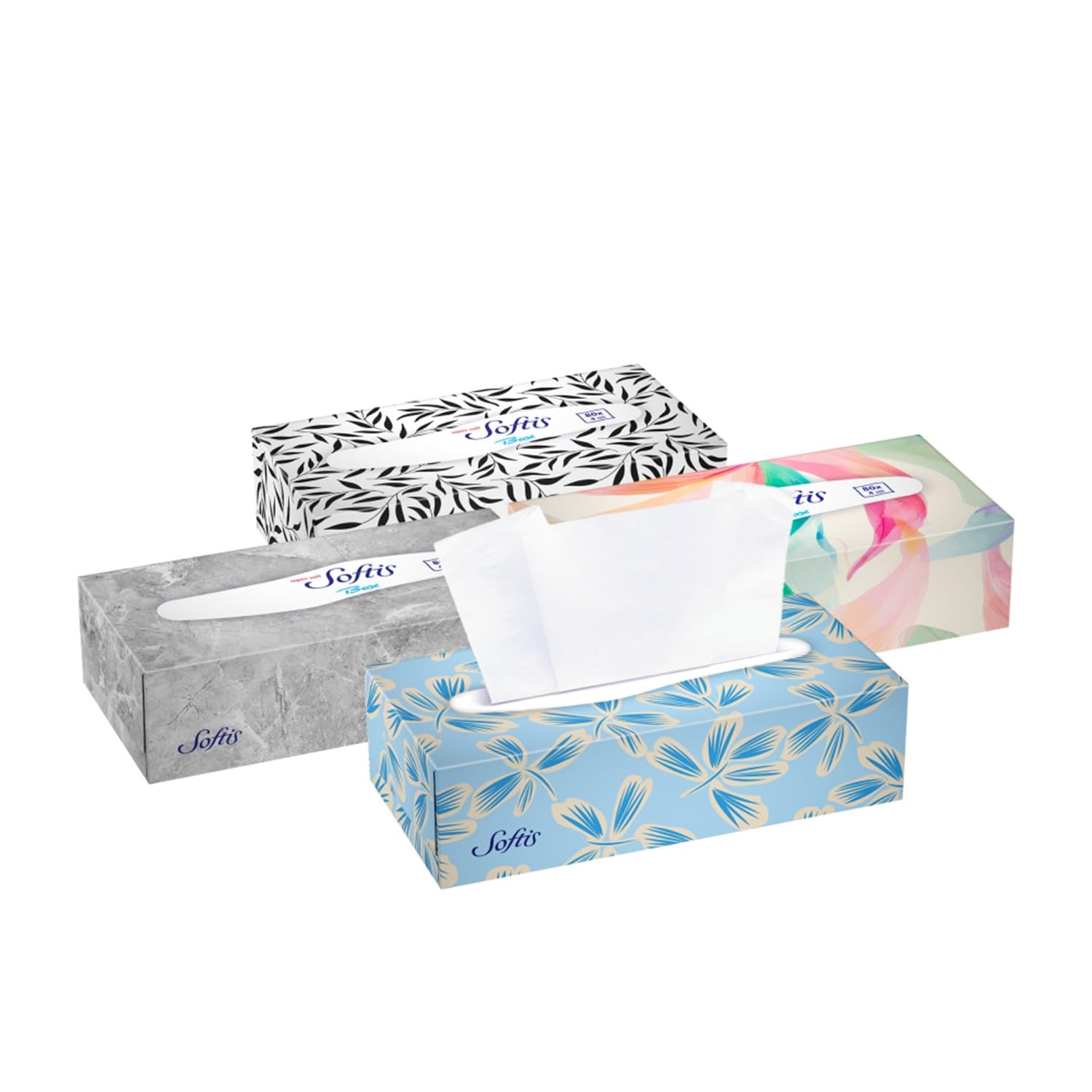 Softis maramice četveroslojne u kutiji (10 x 80 kom)