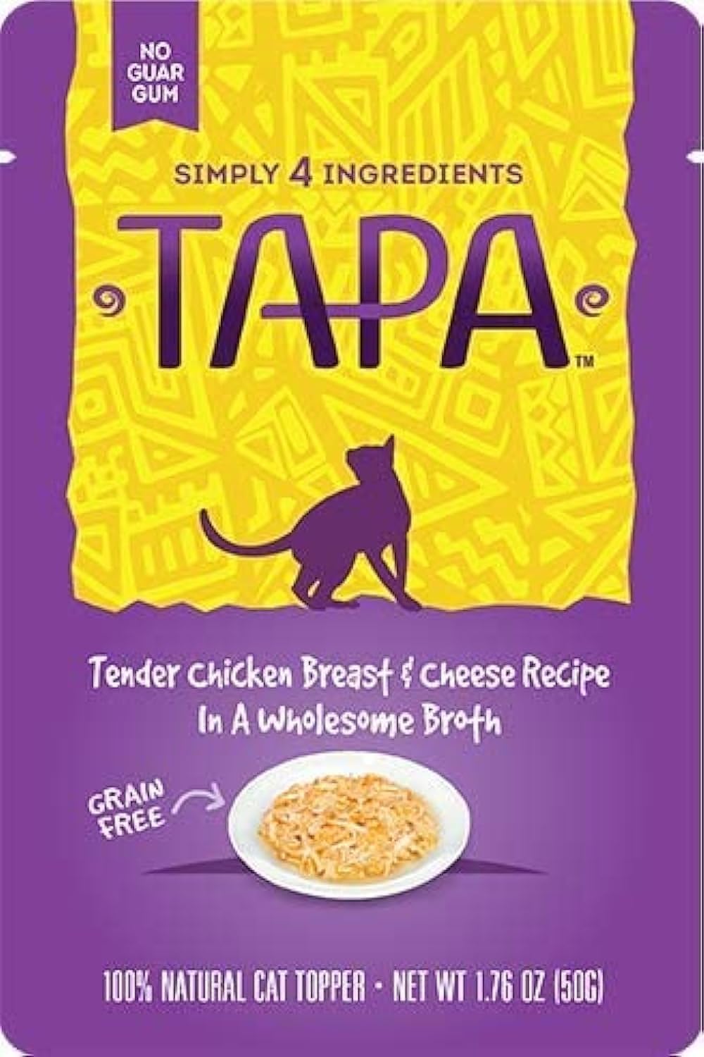 Tapa 855013 Tender Chicken Breast & Cheese Recipe Cat Food Toppers, One Size