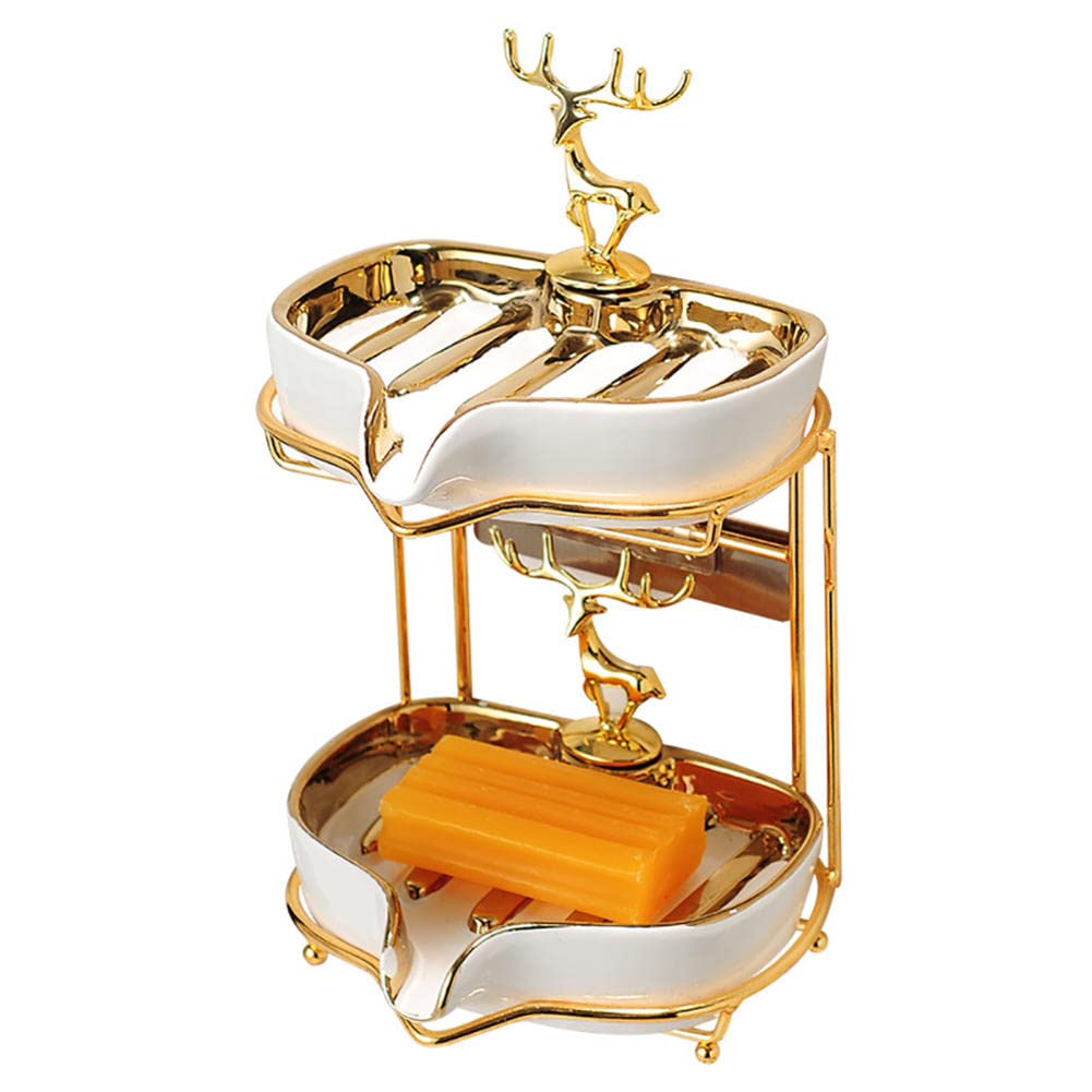 Porte-savon à grille amovible pour un nettoyage rapide en cabine de douche