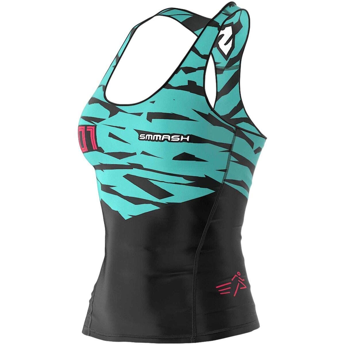 SMMASH Tank-Top für Damen, Top Ärmellos für Sport Outdoor OCR Cross-Training Fitness Yoga Gym, Atmungsaktives Funktionsshirt, Sporttop, Sportshirt, Professionelle Sportbekleidung - 5
