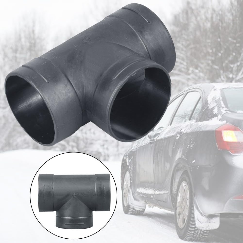 80 mm Kunststoff-T-Stück-Auslassverbinder für Dieselheizungen mit Warmluftverteilung, geeignet für Webasto-Systeme und effiziente Luftstromregelung