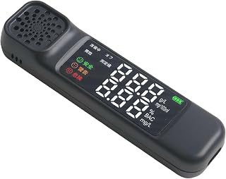 LCD Display Alcohol Tester with ABS Construction, Quick Installation, and Efficient Rechargeable Battery System